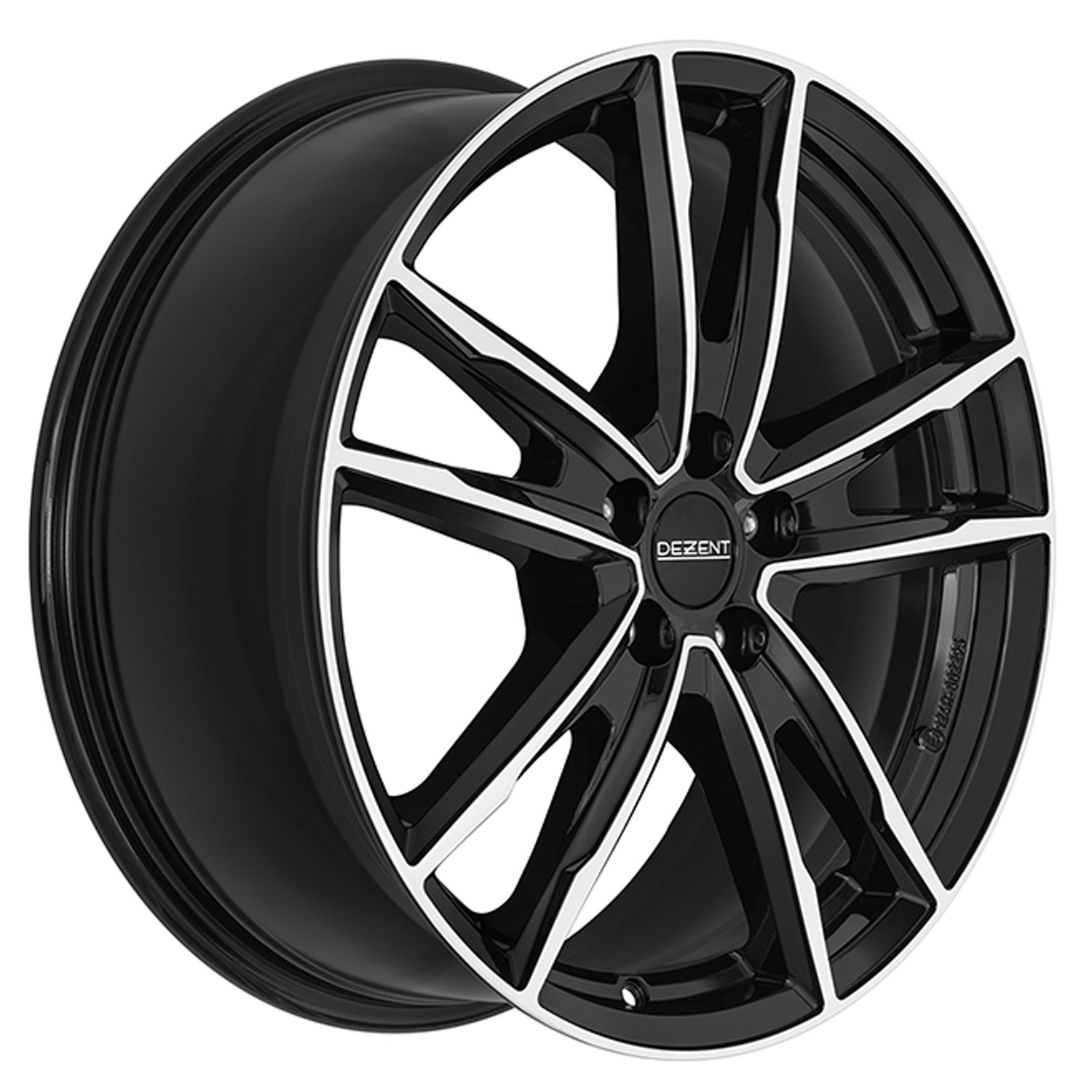 Cerchio DEZENT KF dark 7.0x16 ET44 5x108 16 Pollici