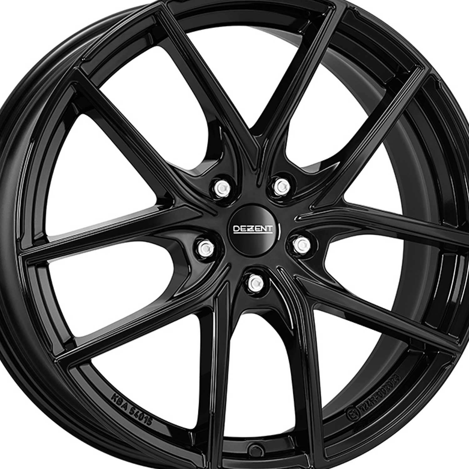 Cerchio DEZENT TO black 7.5x17 ET50 5x108 17 Pollici